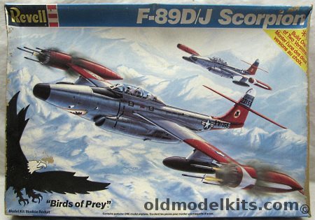 Revell 1/48 F-89D/J Scorpion - F-89D or F-89J Versions - (F-89), 4548 plastic model kit